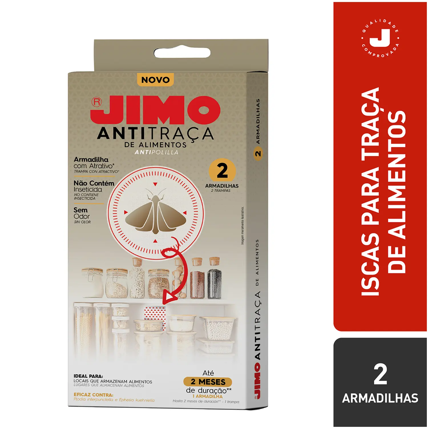 Jimo Antitraça de Alimentos com 2 Armadilhas